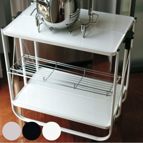 キッチンワゴン 折りたたみ キャスター付き DULTON ダルトン