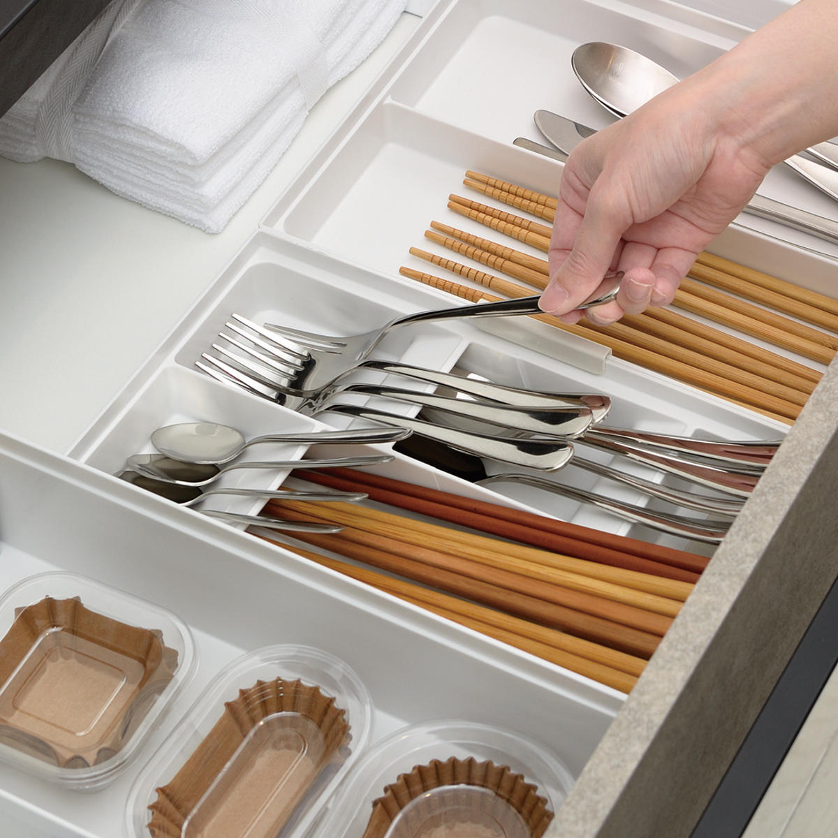 リッチェル（Richell） カトラリーケース 引き出し用カトラリー