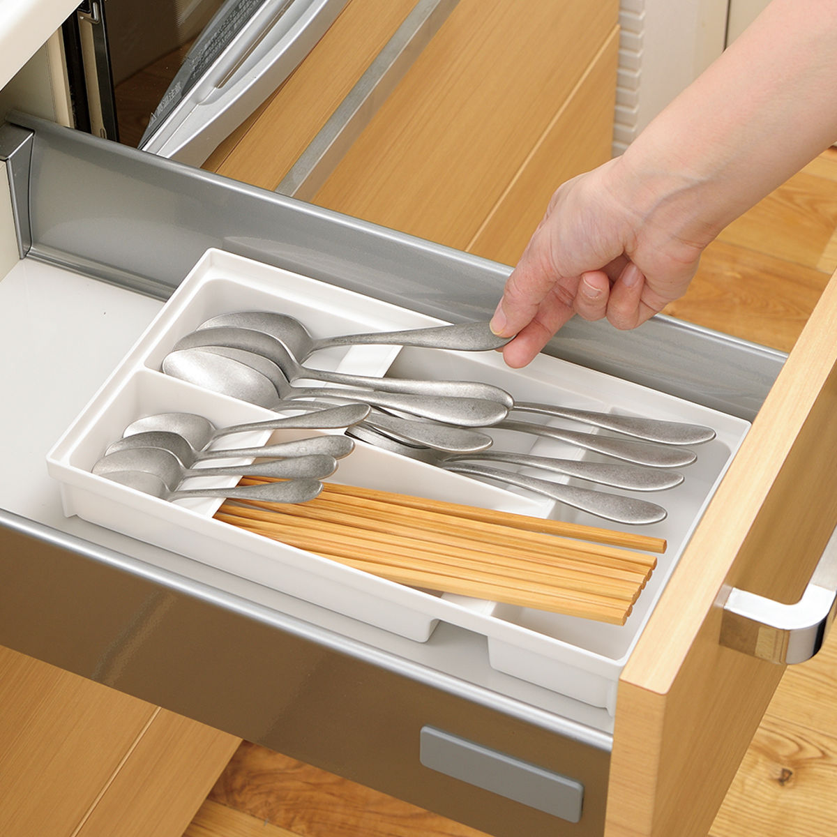 リッチェル（Richell） カトラリーケース 引き出し用 カトラリー