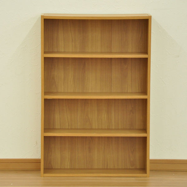 エイ・アイ・エス 文庫本・CDラック 4段 可動棚2枚 幅60cm （ 本棚