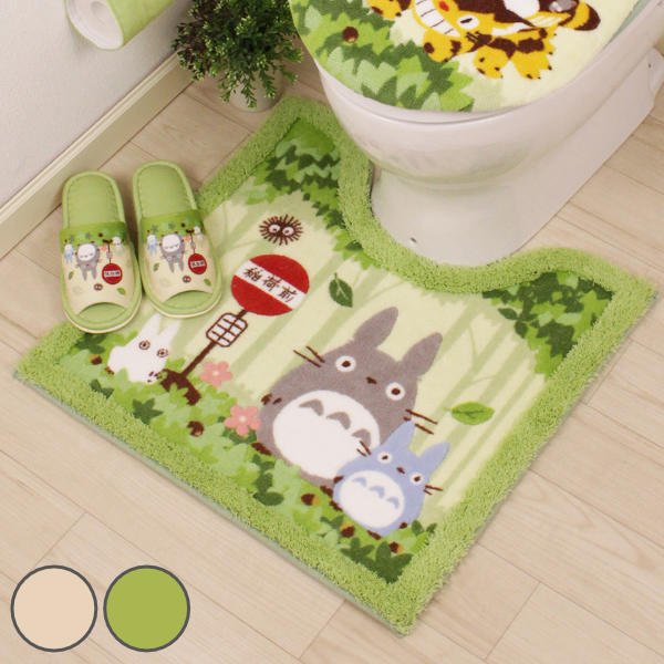 トイレマット 60×60cm となりのトトロ なかま トイレ マットトイレ