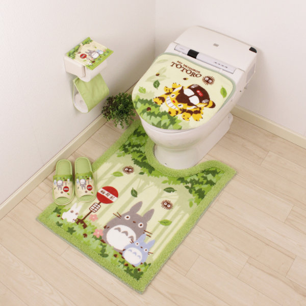 トイレマット 60×60cm となりのトトロ なかま トイレ マットトイレ