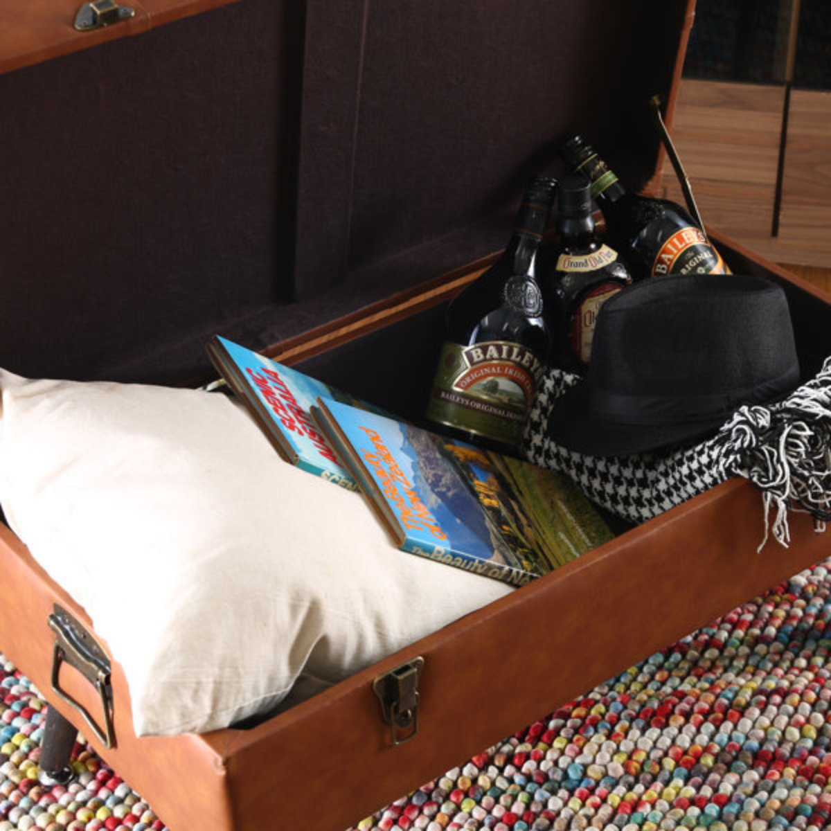 不二貿易（Fuji Boeki） トランクベンチ 幅80.5cm トランク スツール