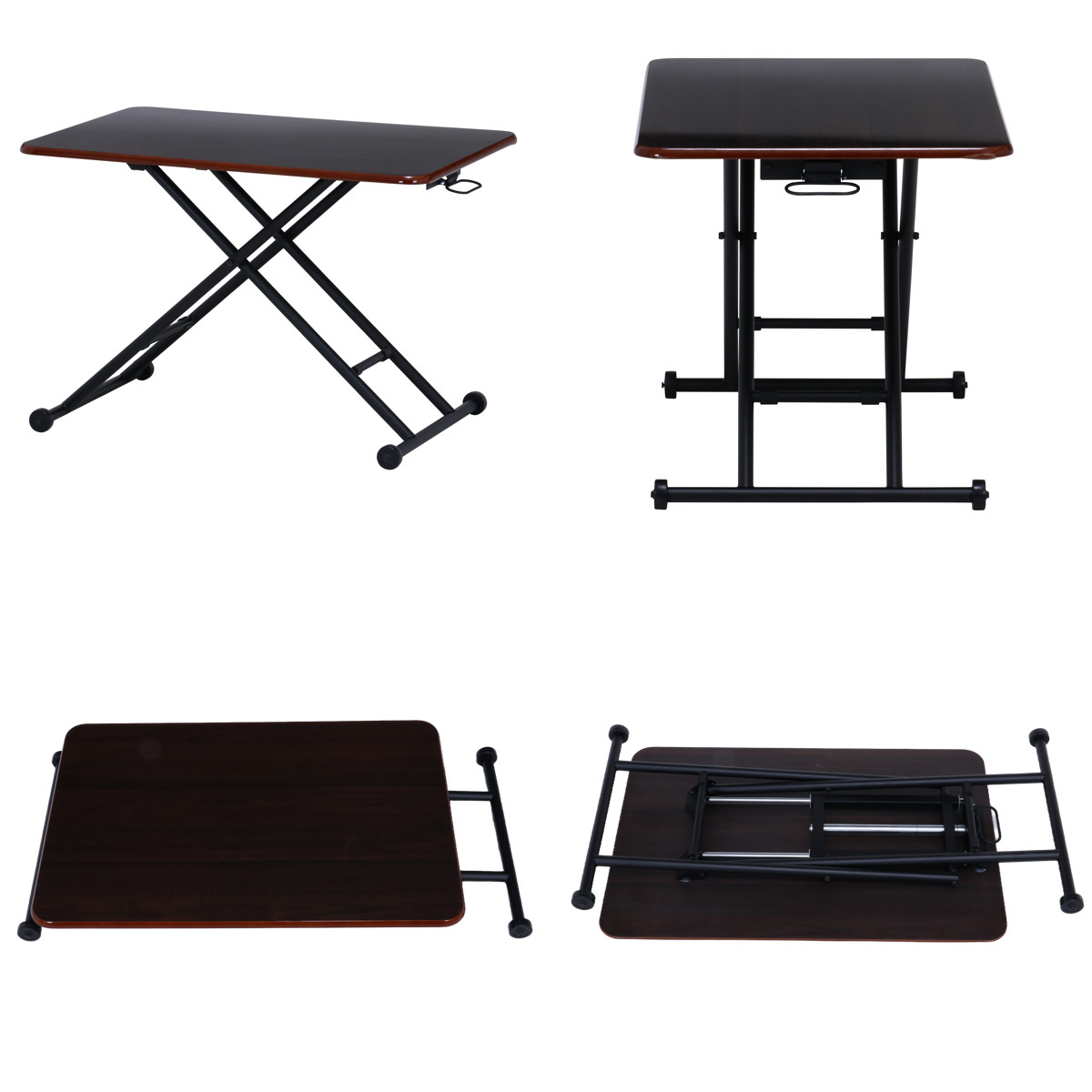 無段階ガス圧昇降テーブル おしゃれインテリア家具通販【selectshop ohira】