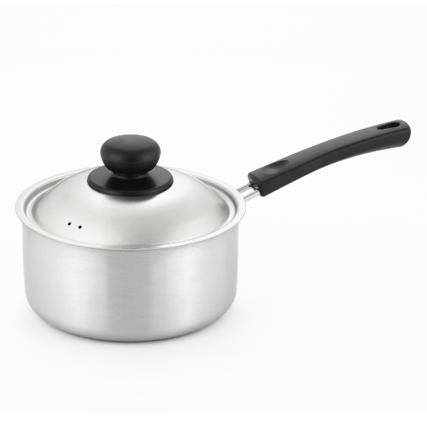 ヨシカワ 片手鍋 16cm IH対応 蓋付き COOK EASY 日本製 （ ガス火対応