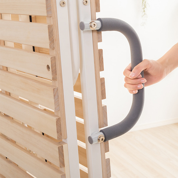 ホームテイスト（HOME taste） 折りたたみベッド シングル 桐 すのこ