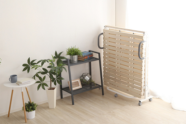 ホームテイスト（HOME taste） 折りたたみベッド シングル 桐 すのこ