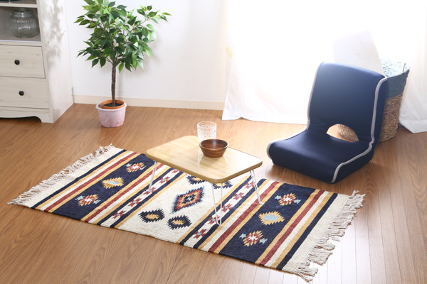 不二貿易（Fuji Boeki） 折れ脚テーブル 幅45cm ちゃぶ台 折れ脚 収納