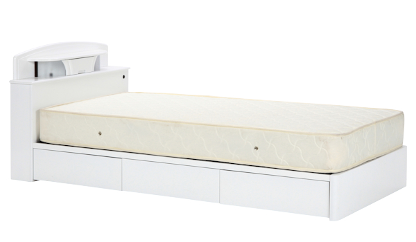 シングル ノンスプリングマットレス ホワイト 不二貿易（Fuji Boeki） マットレス シングル スプリングマットレス