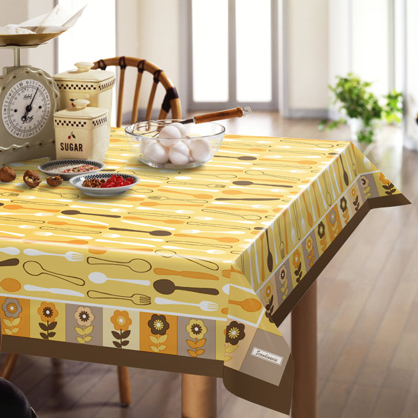 テーブルクロス 120×150cm スカンジナビア ネスナ 撥水 樹脂 日本製