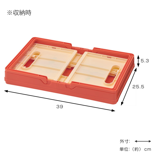 スケーター コンテナ 折りたたみ 収納ボックス ミッフィー （ 収納