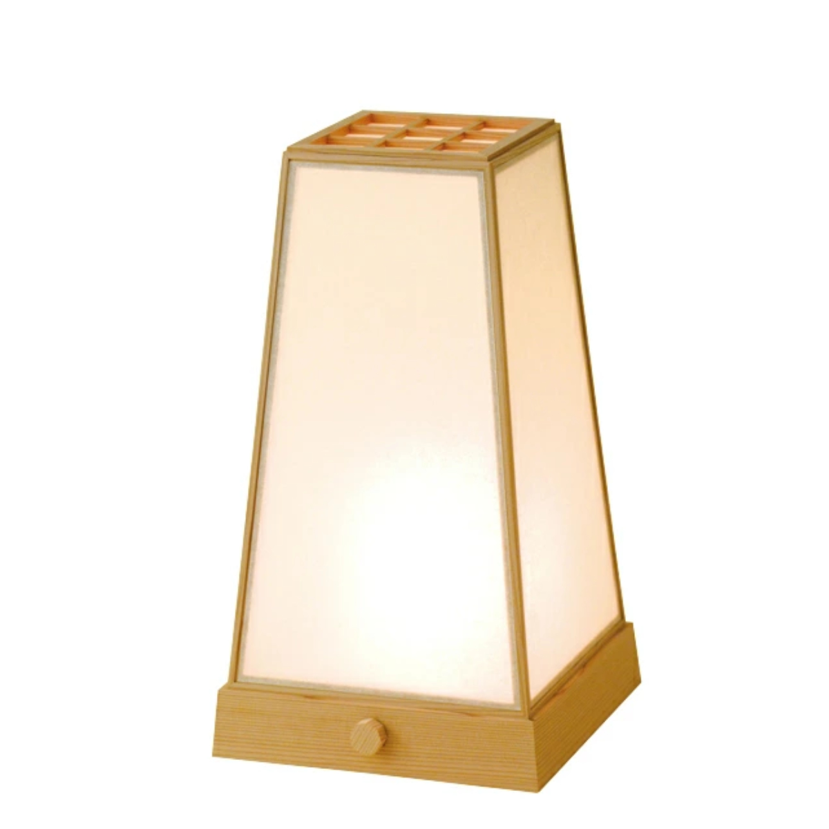 スタンドライト LED付き 調光 室内行灯 台形 間接照明 （ 行灯 照明