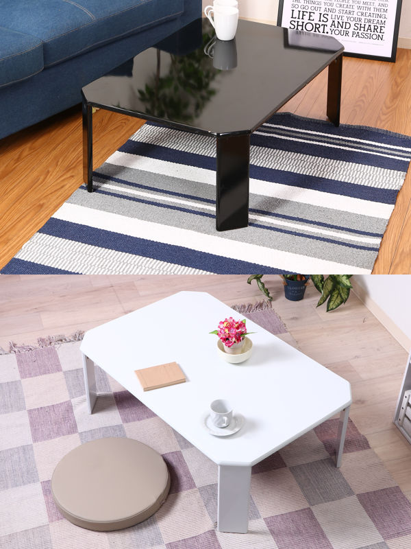 不二貿易（Fuji Boeki） ローテーブル 幅90cm 折りたたみテーブル UV