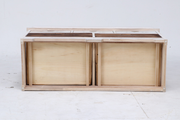 不二貿易（Fuji Boeki） ベンチ 幅90cm 収納 アンティーク調 木製 桐