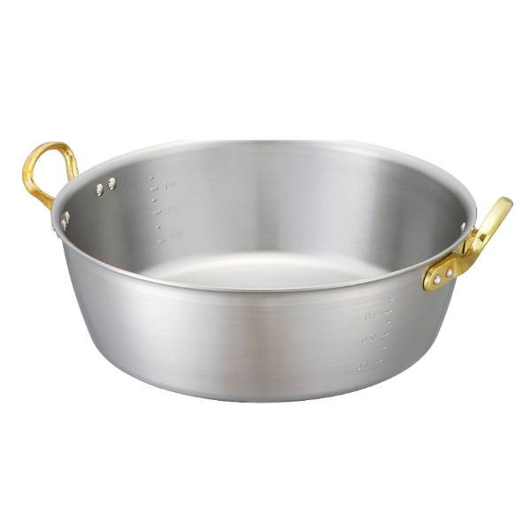 揚げ鍋 30cm 5.5L IH対応 キングデンジ 揚鍋 中尾アルミ 業務用 天ぷら