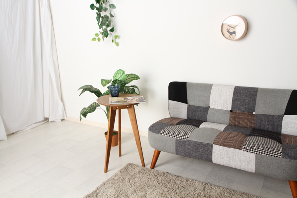 サイドテーブル 高さ60cm コーヒーテーブル 木製 天然木 円型 丸 テーブル （ ソファサイド ソファテーブル ベッドサイドテーブル ミニテーブル 丸テーブル ） | 不二貿易 | 17