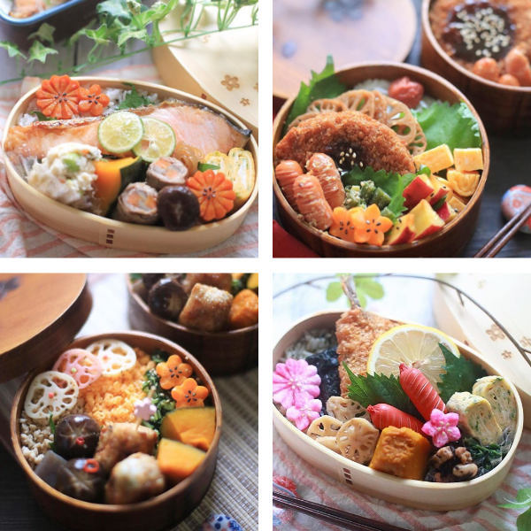 お弁当箱 曲げわっぱ 400ml 1段 木製 ひょうたん型 （ ランチ