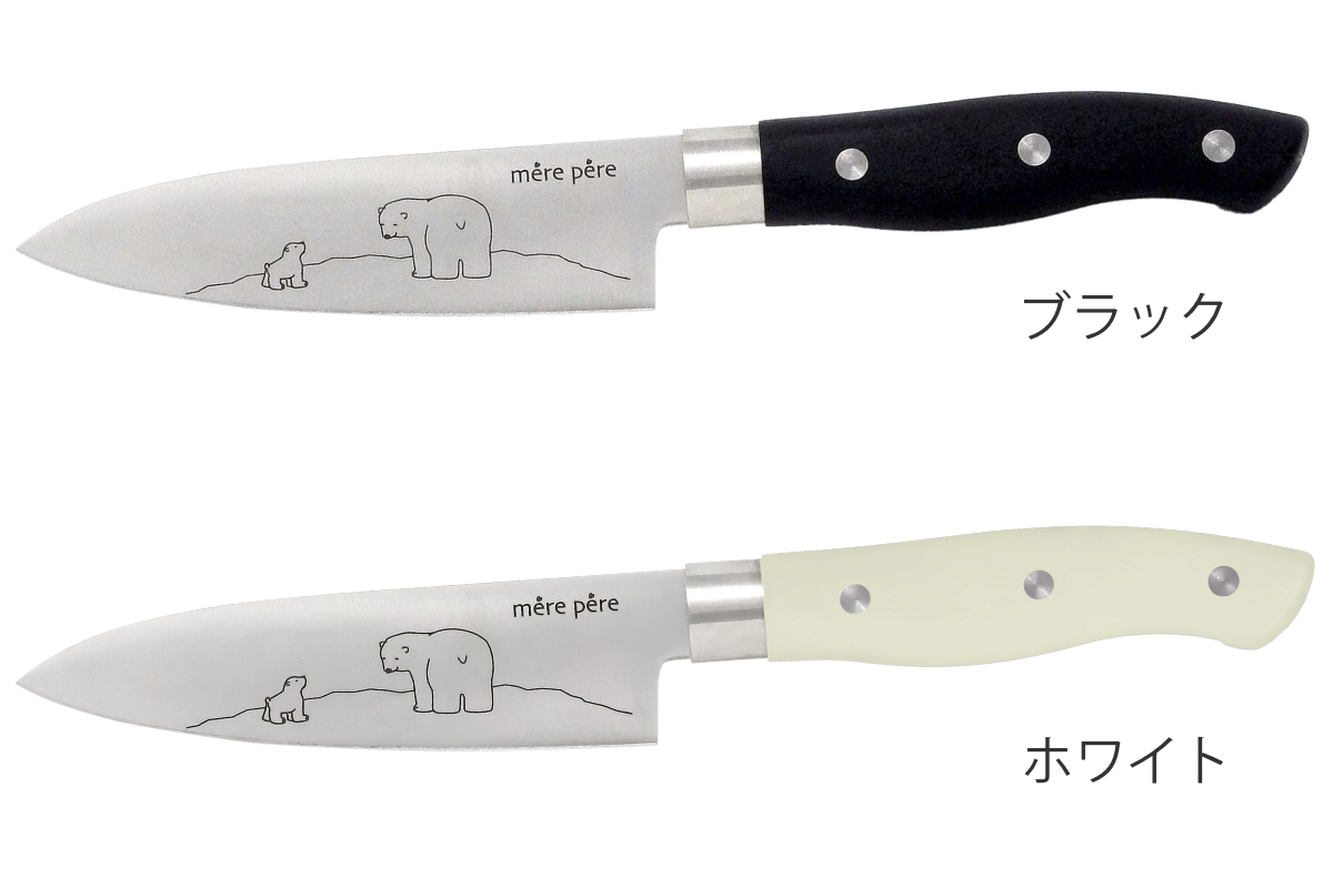東亜金属 ペティナイフ 11.6cm mere pere シロクマ ステンレス製