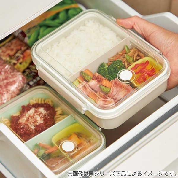 スケーター お弁当箱 1段 550ml 冷凍作り置き弁当 ねこっと カラフル