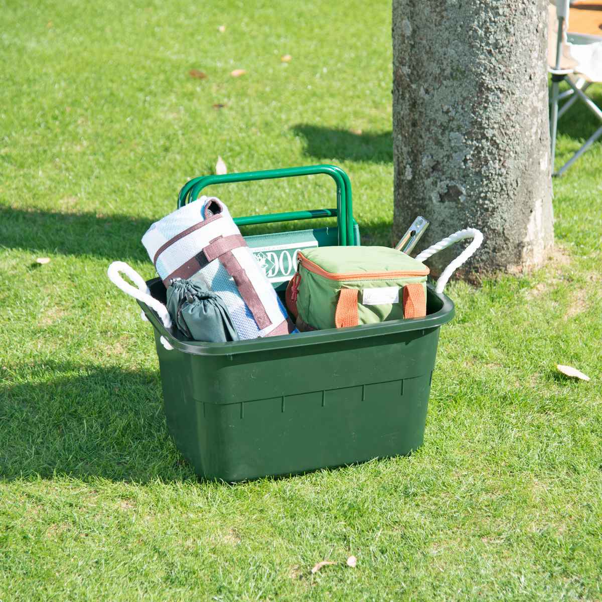 タライ 36L 角型タブ ひも付き （ バケツ たらい 洗い桶 角型 36型