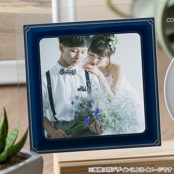 ノア精密 フォトフレーム 時計 結婚祝い プレゼント ピンク アナログ