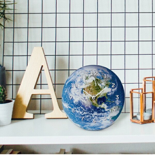 置き時計 ジュピター アナログ 木星 時計 インテリア （ 置時計 とけい