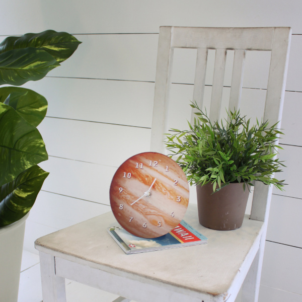 置き時計 ジュピター アナログ 木星 時計 インテリア （ 置時計 とけい