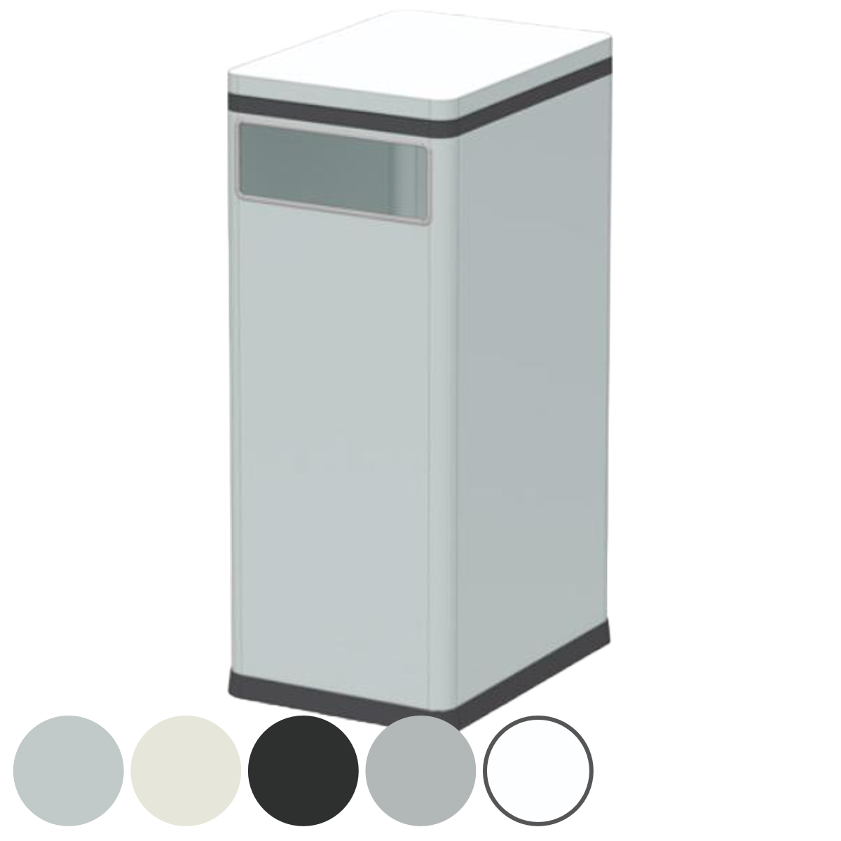ぶんぶく ゴミ箱 オフィス デスク 袋止め付 30.9L テーブル