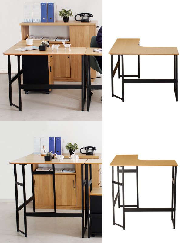 東馬（Tohma） デスク 幅100cm L型 スタンディングデスク 高さ調整