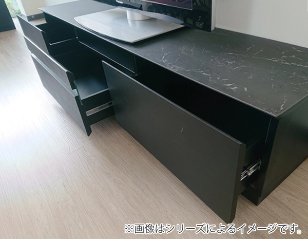 MKマエダ家具 テレビ台 ローボード スチール脚タイプ セラミック天板