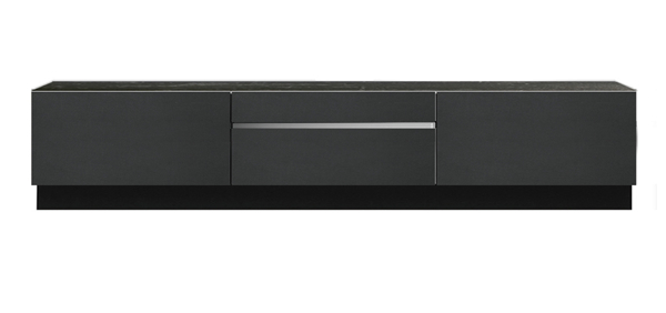 MKマエダ家具 テレビ台 ローボード 台輪タイプ セラミック天板 NERO 幅