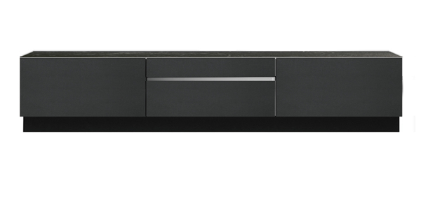 MKマエダ家具 テレビ台 ローボード 台輪タイプ セラミック天板 NERO 幅