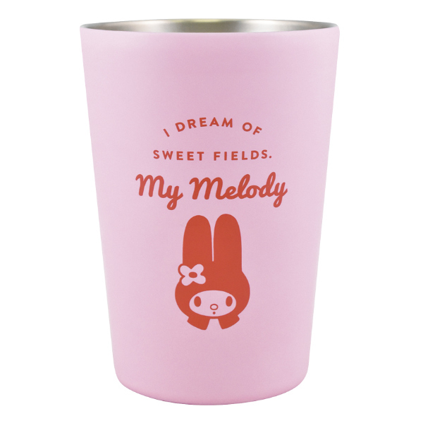 タンブラー 460ml MY MELODY マイメロディ コンビニカップホルダー