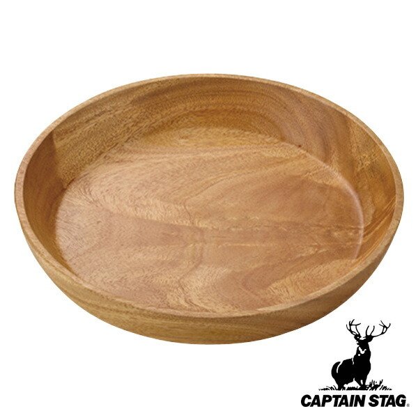 CAPTAIN STAG（キャプテンスタッグ） お皿 プレート 木製 アウトドア