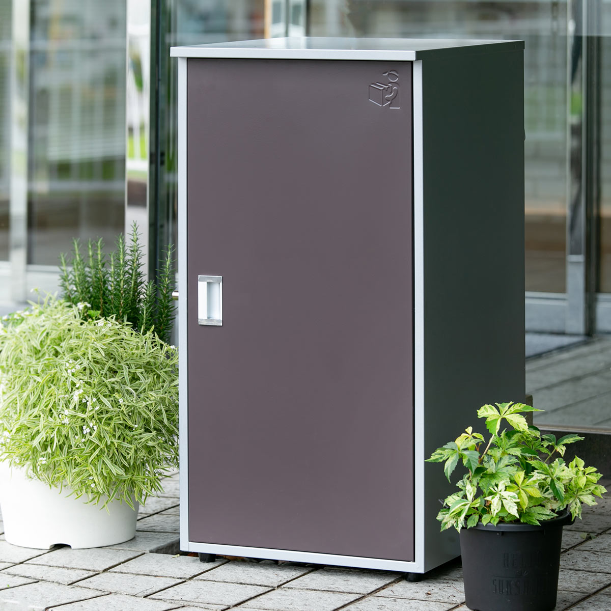 宅配ボックス 一戸建て用 大容量 41×45×81cm （ 屋外 防水 宅配BOX 戸