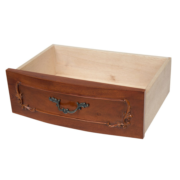 HAGiHARA（萩原） チェスト 5段 クラシック調 マホガニー前板 猫脚 幅