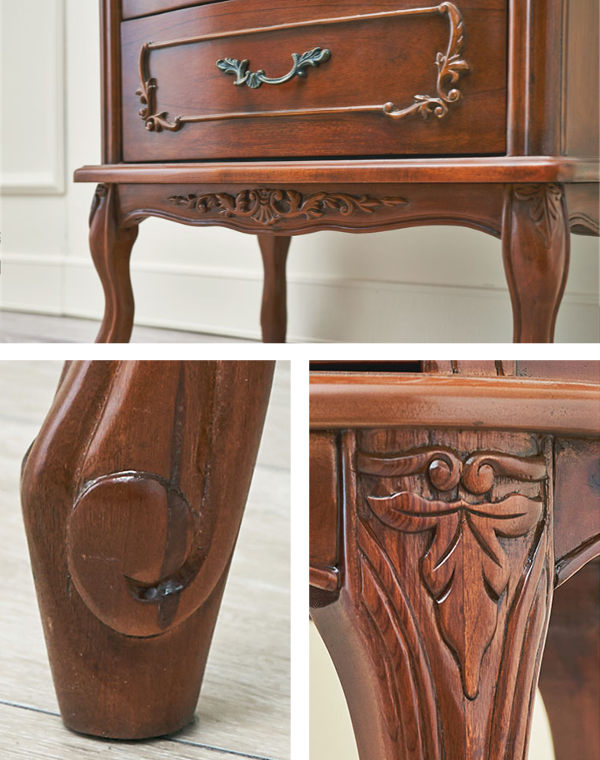 【マルニ】猫脚　4段チェスト サイドボード リビングボード クラシック マルニ】猫脚 4段チェスト サイドボード リビングボード クラシック