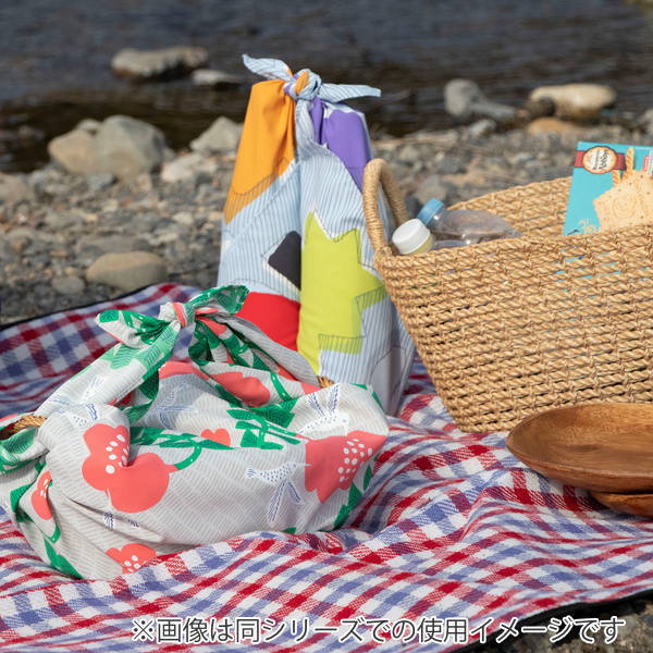 山田繊維 風呂敷 大判 100cm 鈴木マサル ダブルフェイス STRIPE HORSE