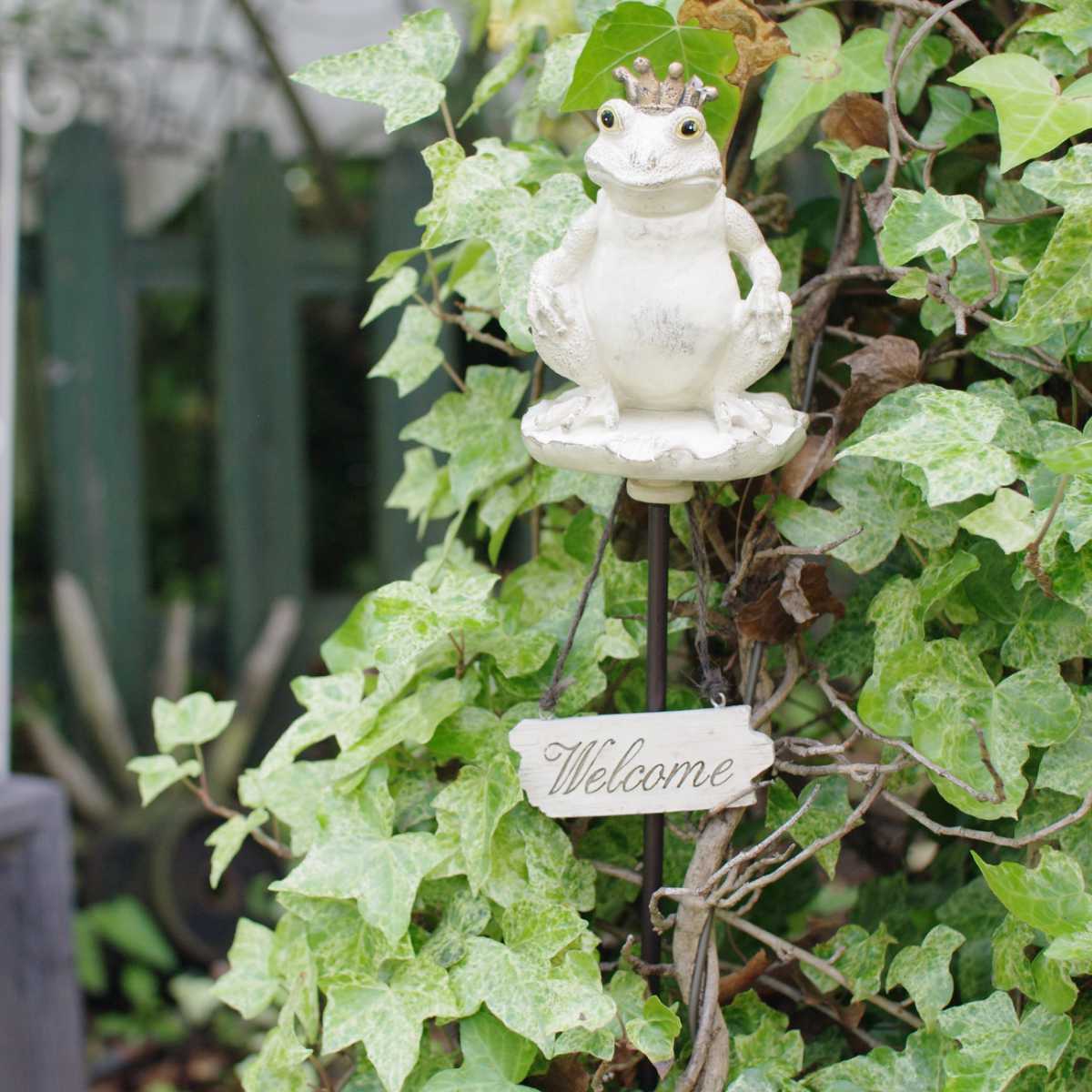 ガーデンピック オーナメント カエル 2段階調整 （ ガーデニング
