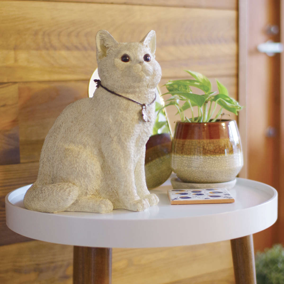 キシマ（KISHIMA） ガーデンオーナメント 置物 猫 アンティーク