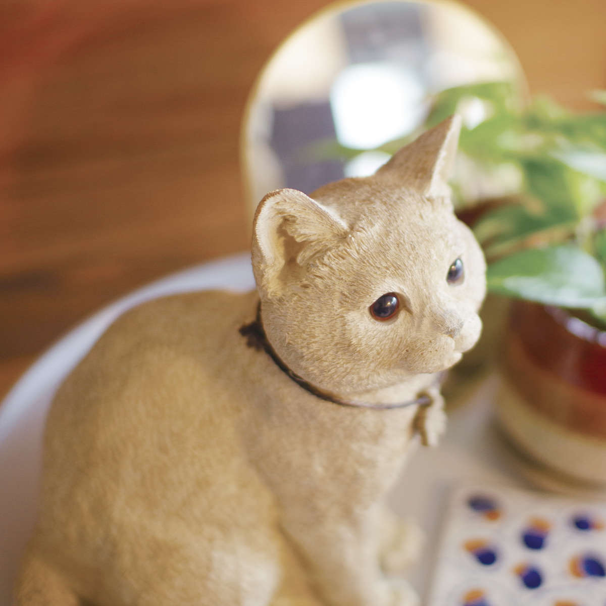 キシマ（KISHIMA） ガーデンオーナメント 置物 猫 アンティーク