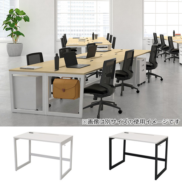 法人限定） デスク 幅100cm 奥行60cm ホワイト オフィス オフィス