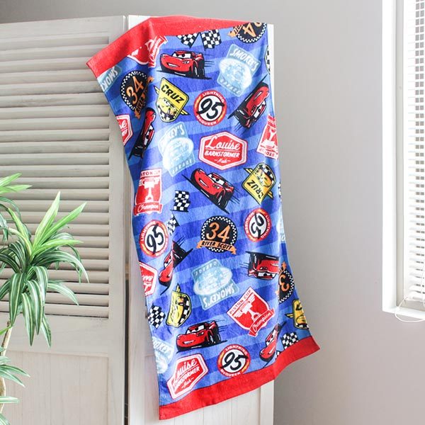 WDW50th バスタオル Disney コンパクトバスタオル 50×100cm ムード カーズ タオル