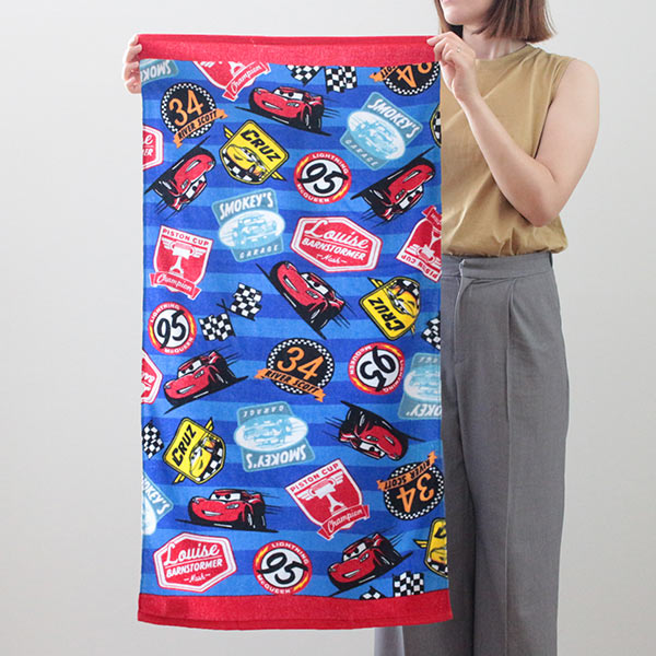 Disney（ディズニー） コンパクトバスタオル 50×100cm ムード カーズ