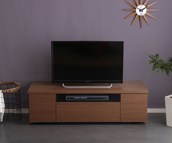 テレビ台 ローボード 木製 シンプルデザイン 日本製 完成品 幅120cm