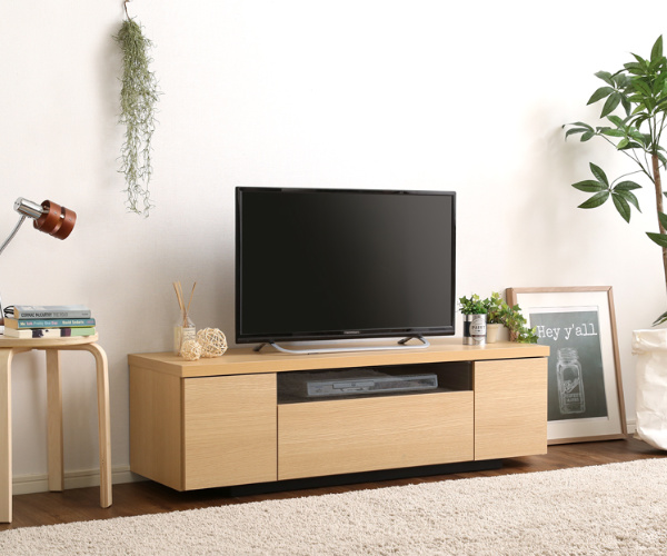 札幌 引き取り テレビ台/AVボード 引き出し付き 木製 TV台 ローボード ローボード 幅180cm テレビ台 TV台 TVボード AVボード ウォールナット