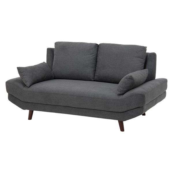 HAGiHARA（萩原） ソファ 二人掛け 幅170cm ファブリック 座面 広い 脚