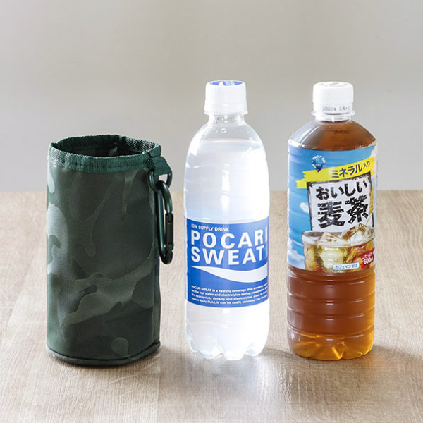 PET BOTTLE COVER 黒 500ml〜600ml対応 500ml Black Round PET Bottle for Liquid Medicine – Screw Cap Cough