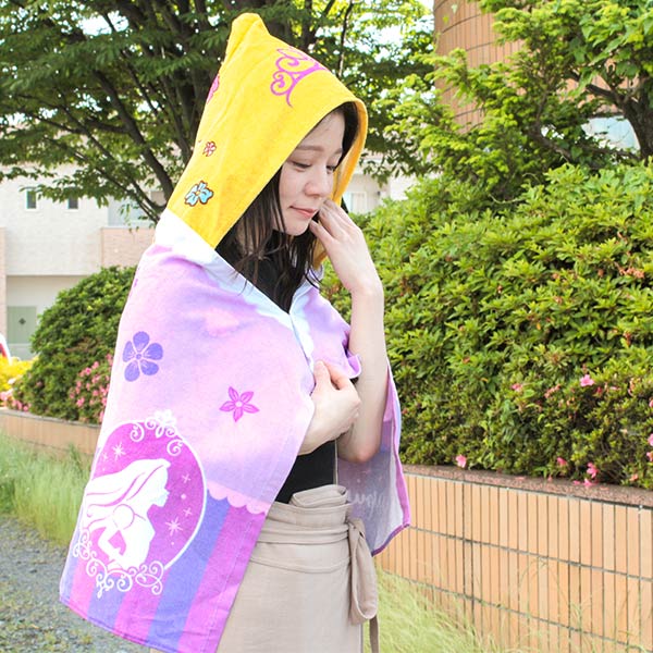 フード付き タオル ファンシーアップ ラプンツェル ディズニー