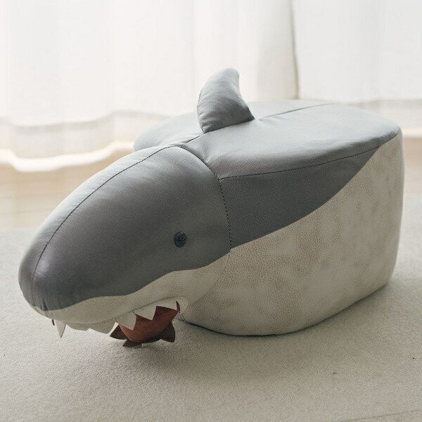 アンファンス スツール サメ Jones ジョーンズ オットマン キッズ 椅子